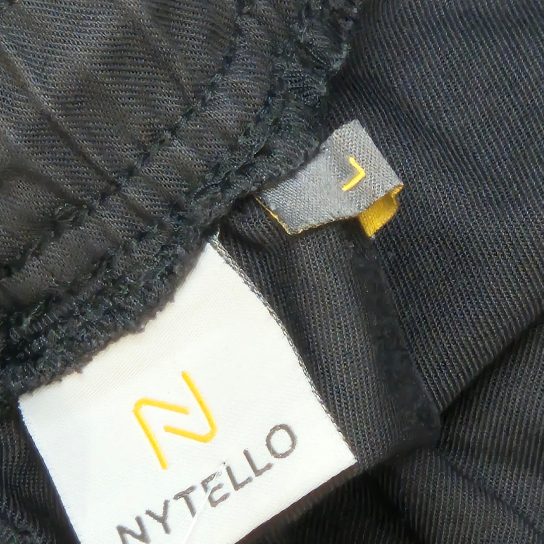 Eleganta Svarta Cargo-byxor Nyttello Herr