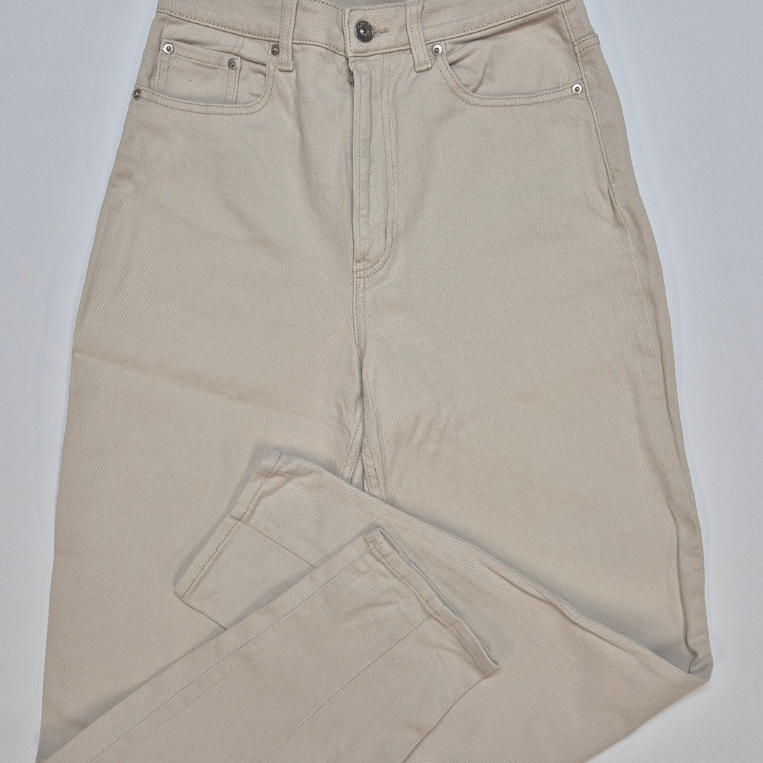 Beige chinos från H&M Divided i bomullsmix