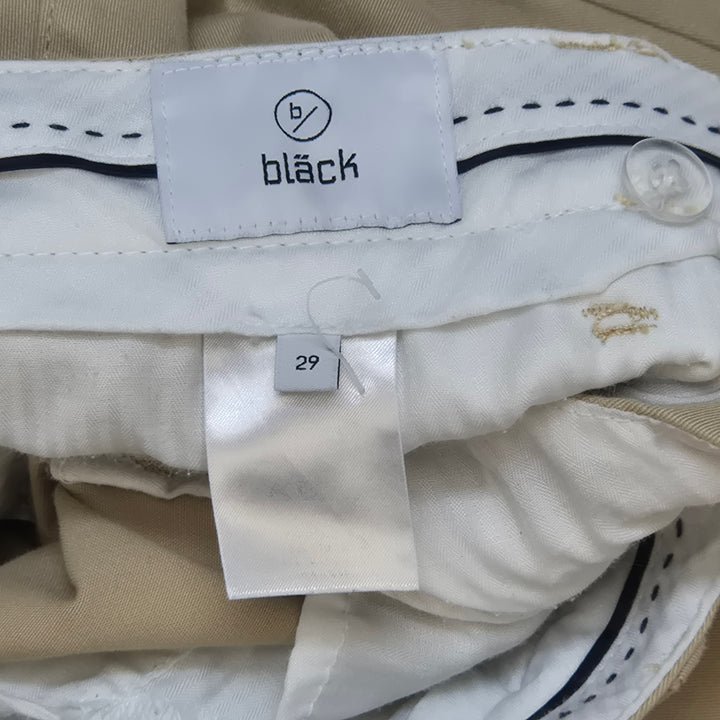 Beige Black chinos i bomullsblandning