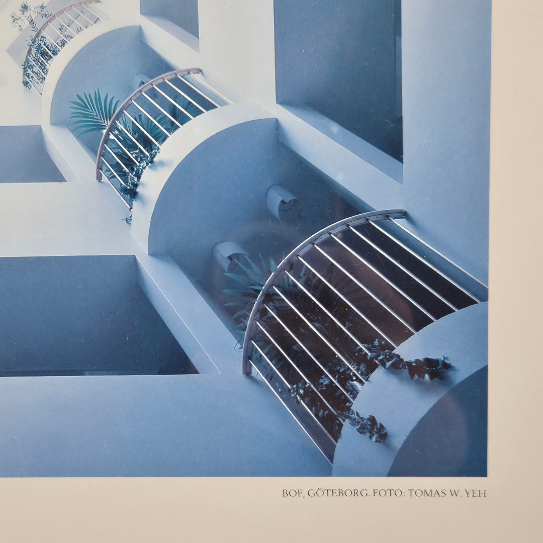 Modernt arkitekturfoto i silverram