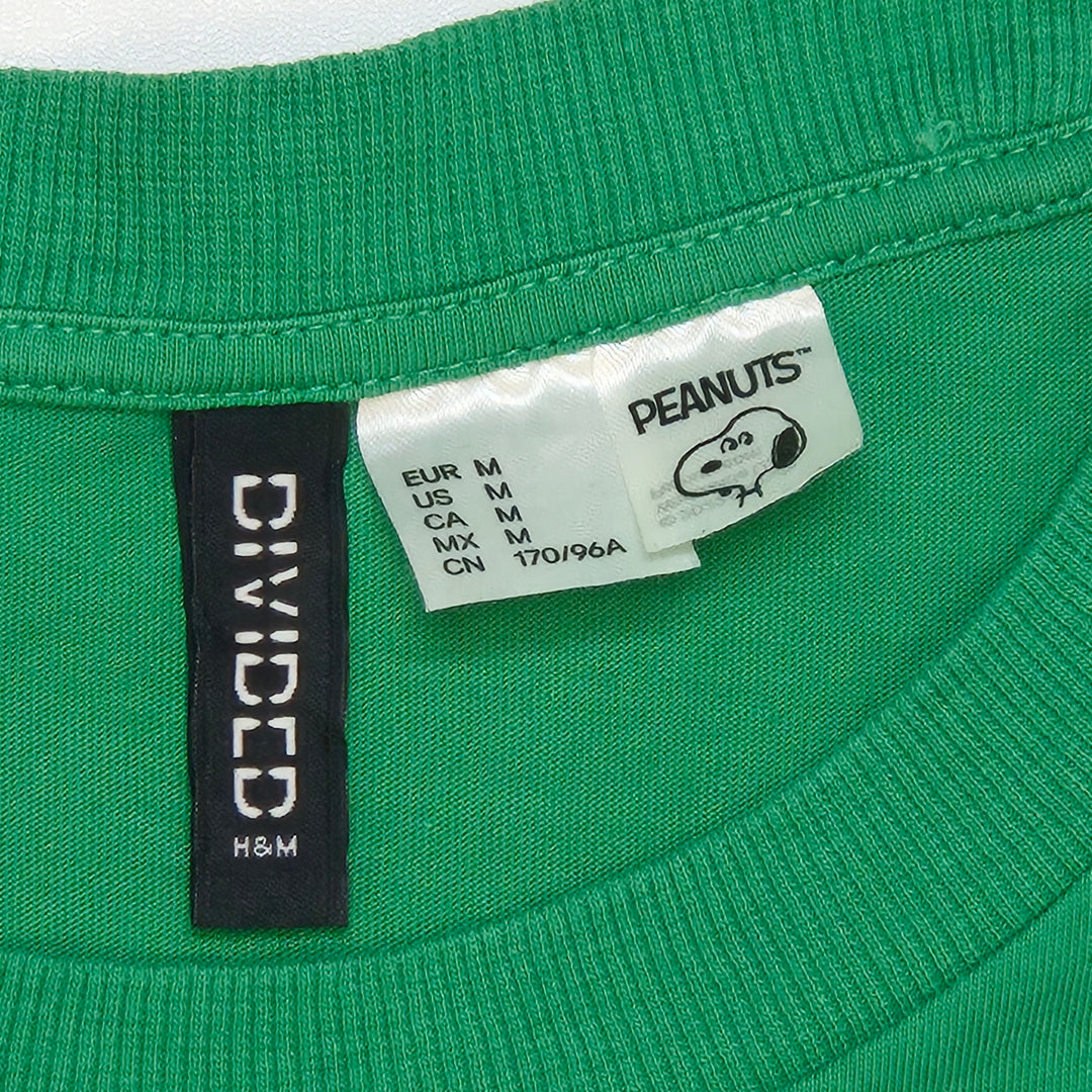 Ljusgrön Retro Peanuts T-shirt från H&M