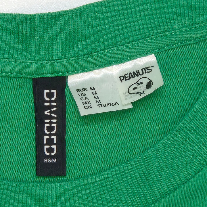 Ljusgrön Retro Peanuts T-shirt från H&M