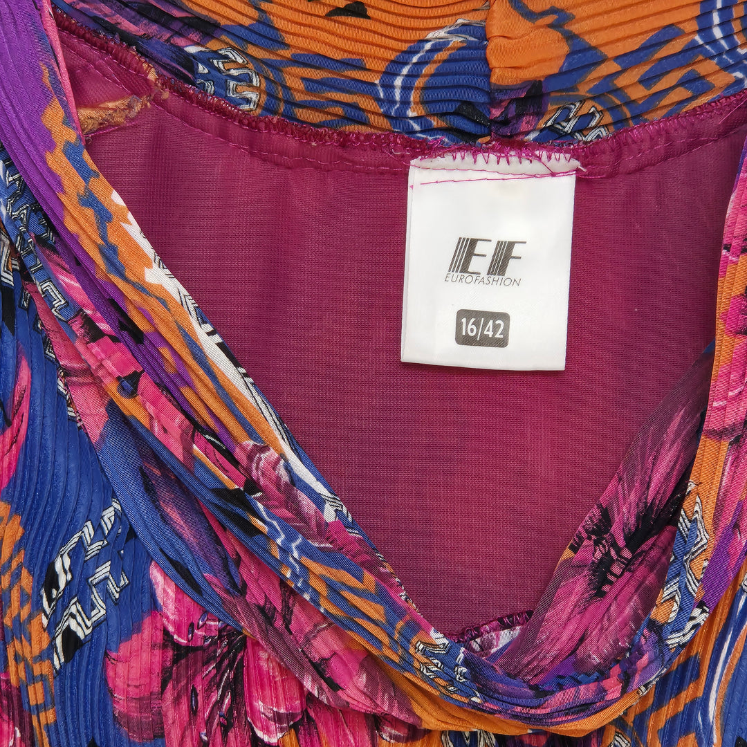 Färgglad Retroblus från Eurofashion 80-talet