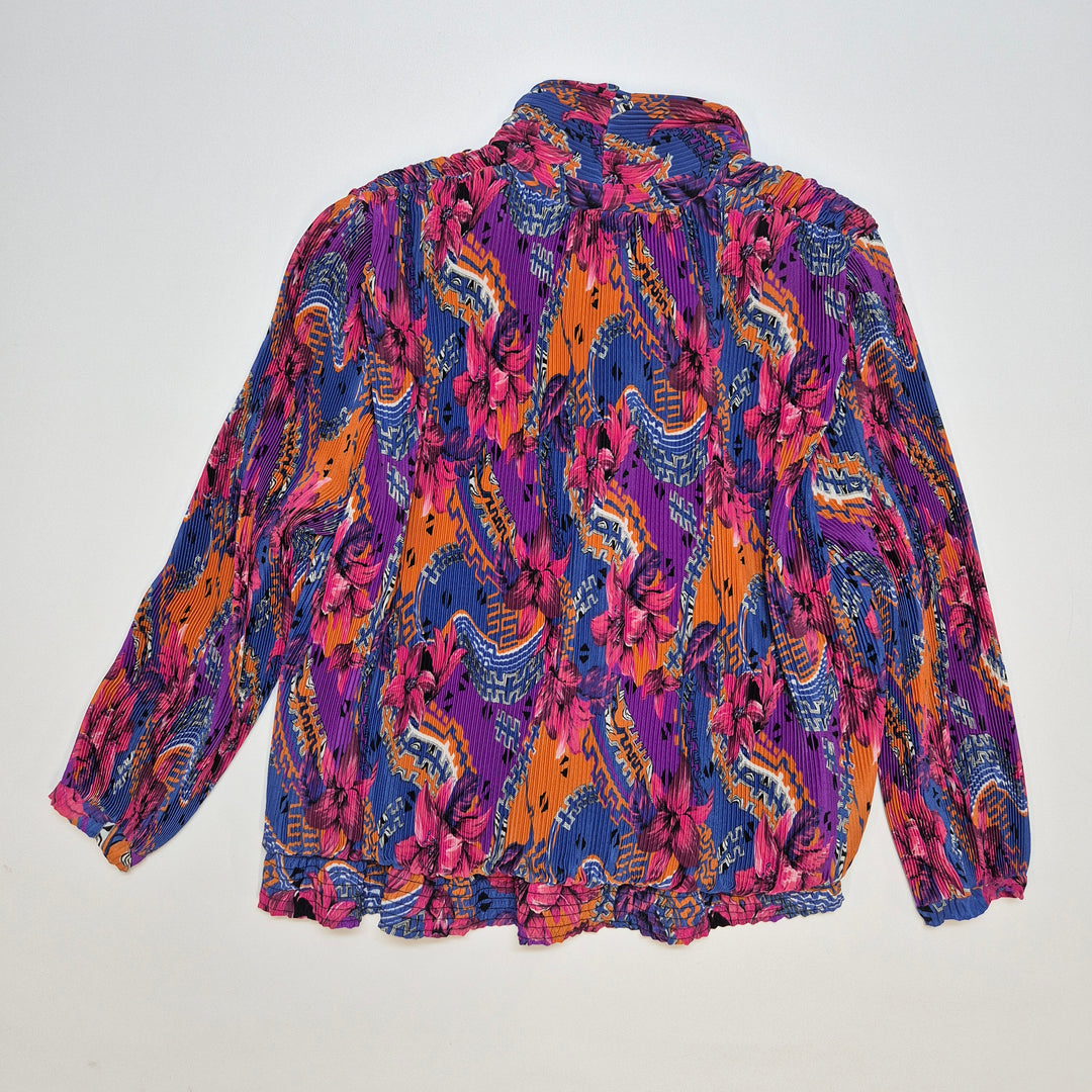 Färgglad Retroblus från Eurofashion 80-talet