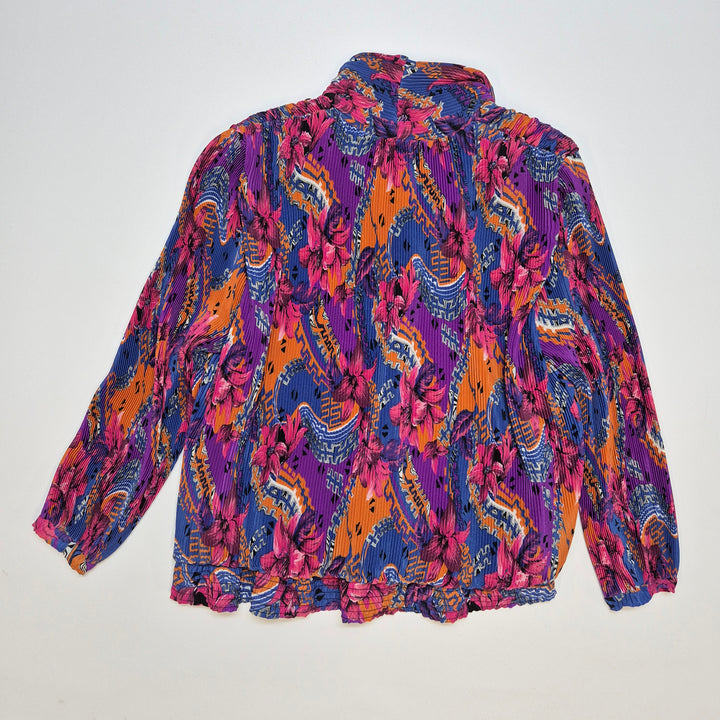 Färgglad Retroblus från Eurofashion 80-talet
