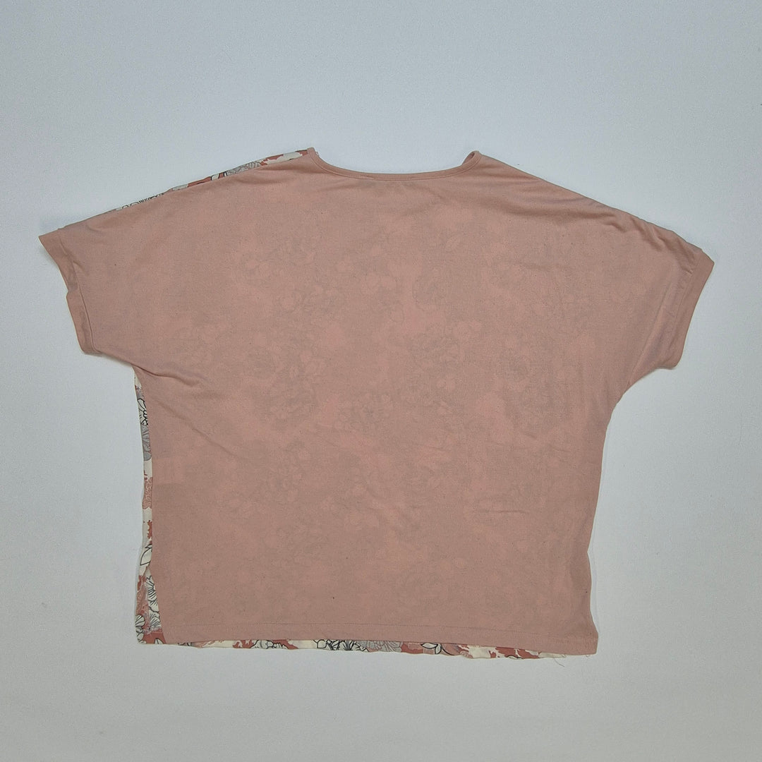 Blommig t-shirt Mywear Woman rosa grå
