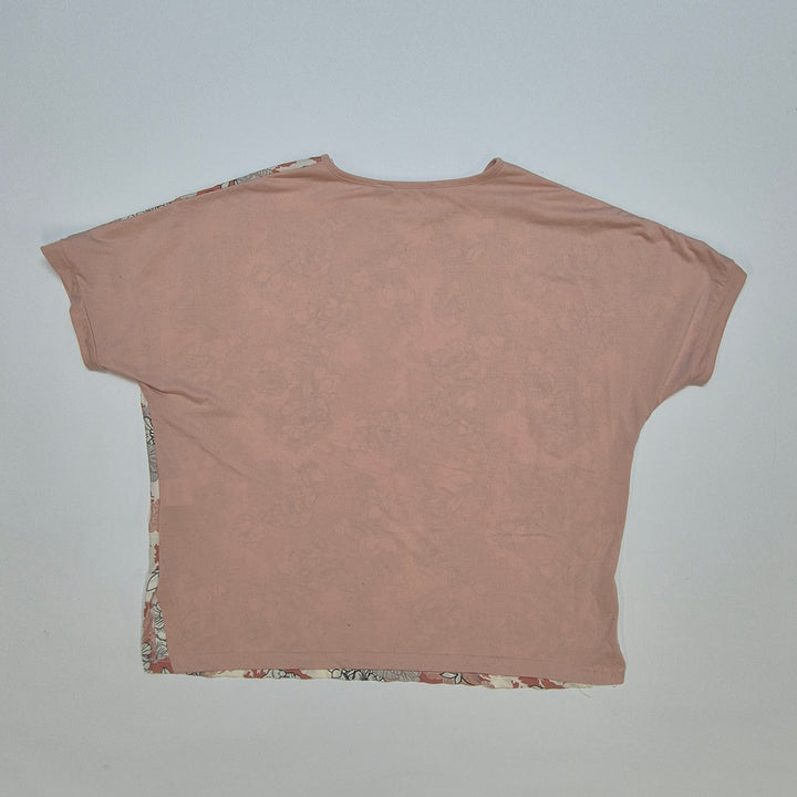 Blommig t-shirt Mywear Woman rosa grå