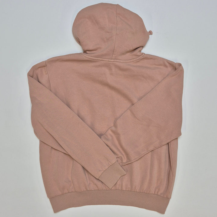 H&M Hoodie Dämpad Rosa Bomullsblandning S