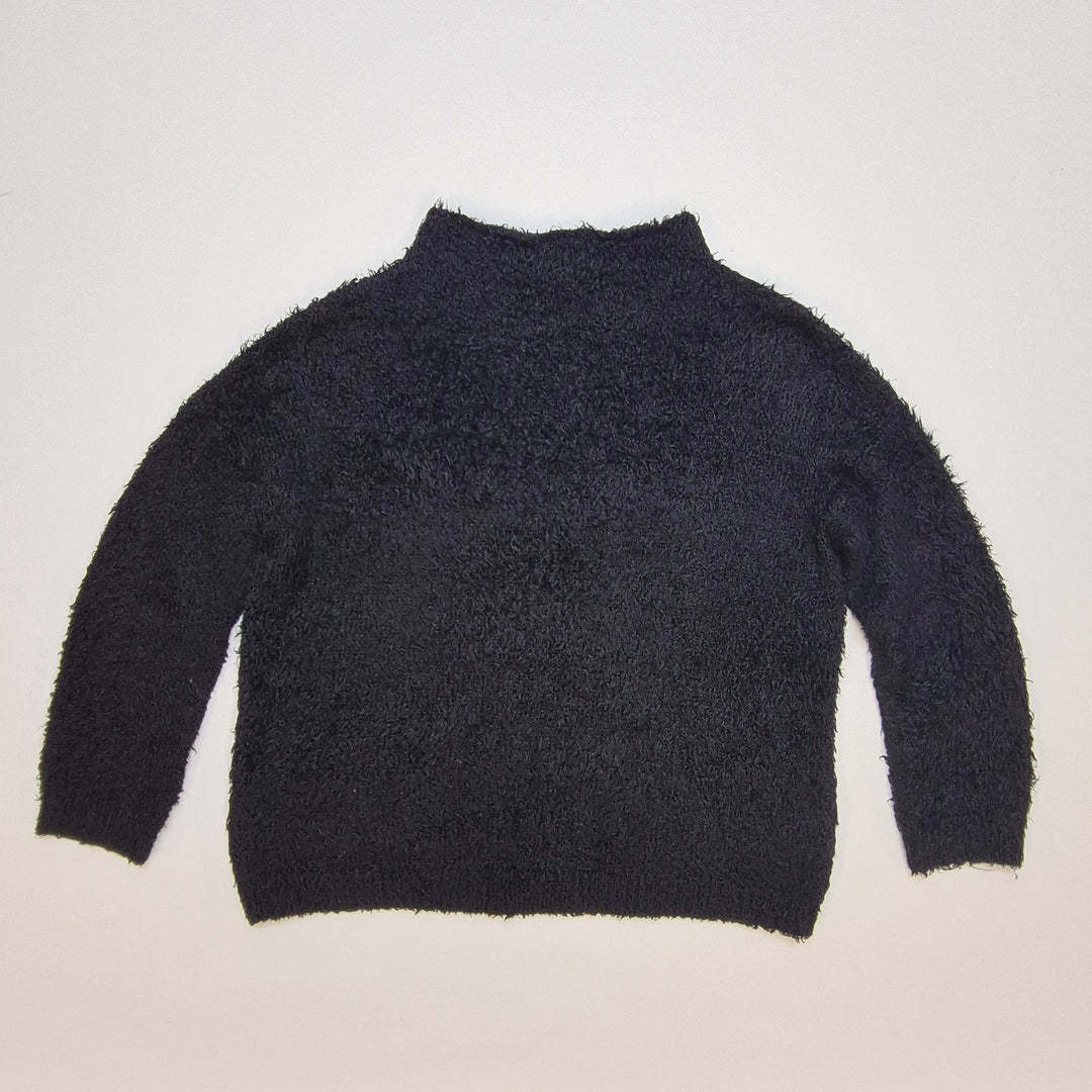 Mörkblå teddytröja i mysig design