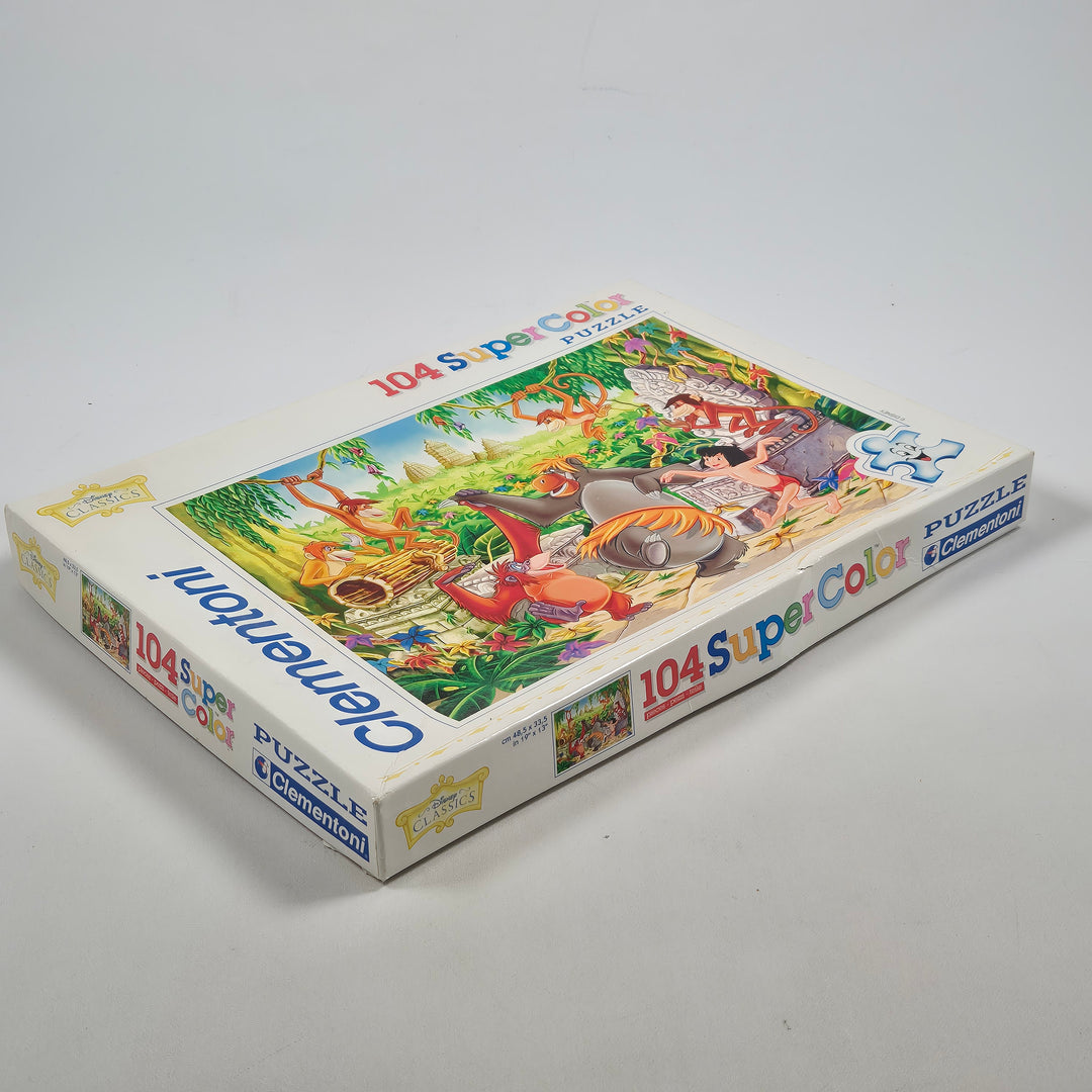 Retro Clementoni Pussel med Djungelscen 104 Bitar