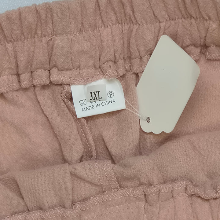 Rosa linnebyxor från Stay Real, vintage