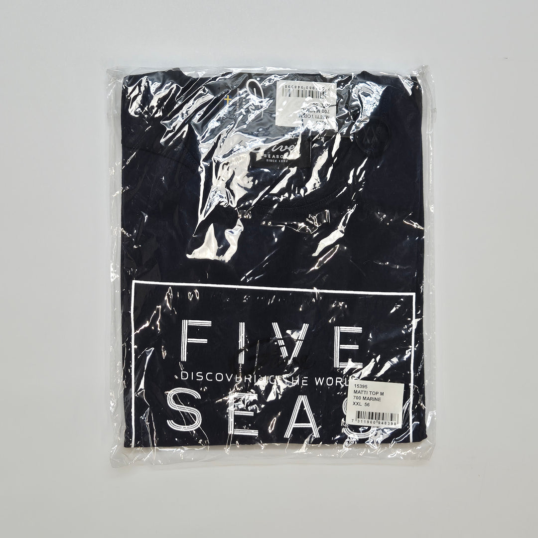 Marinblå T-shirt Five Seasons herr
