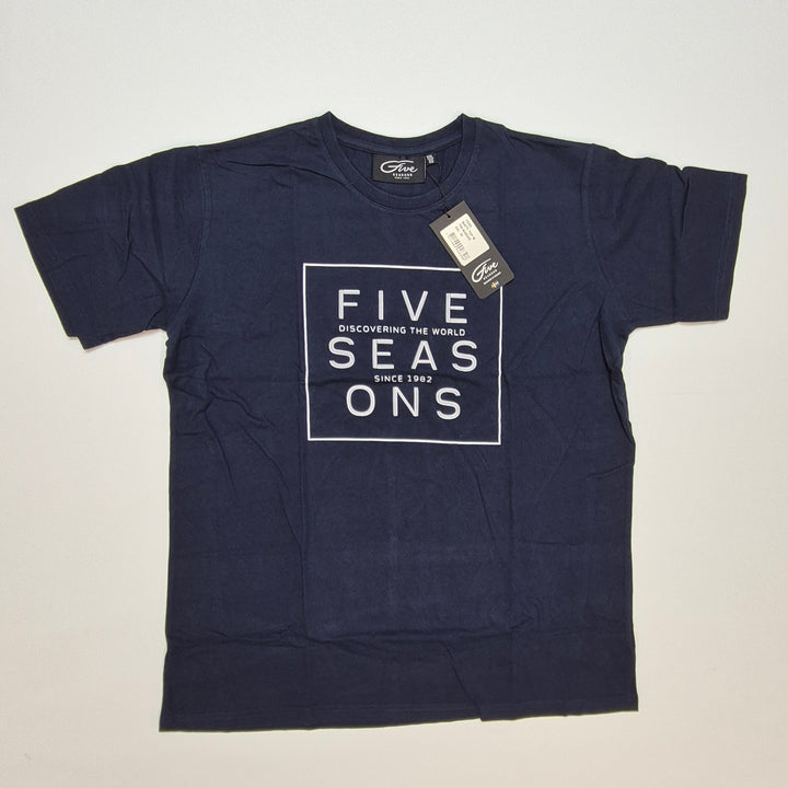 Marinblå T-shirt Five Seasons herr