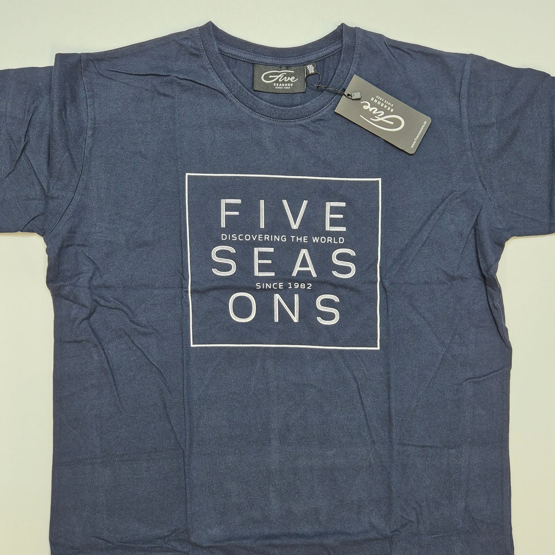 Marinblå T-shirt Five Seasons herr