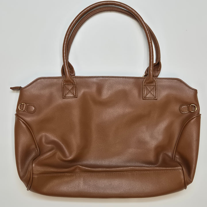 Elegant Rodier handväska i brunt läder