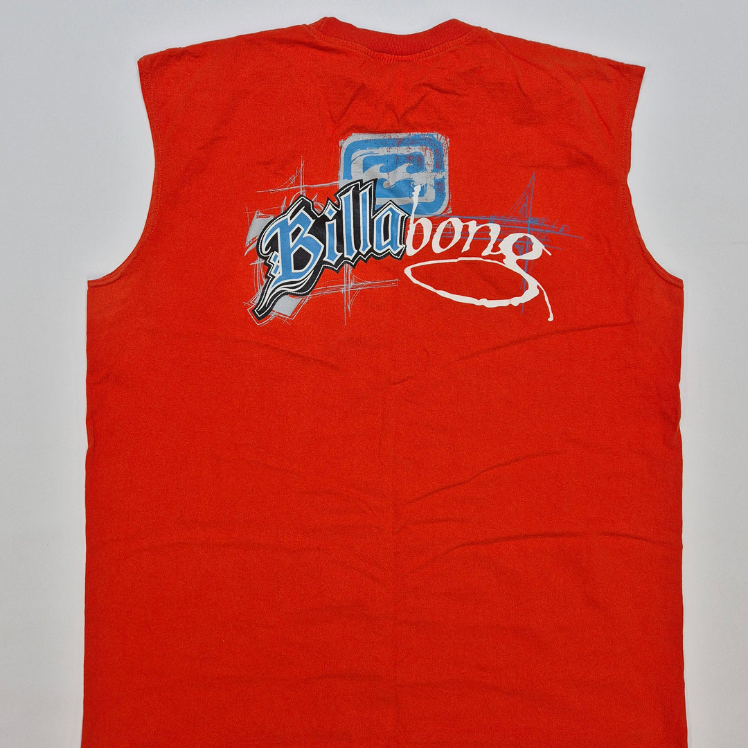 Billabong orange ärmlös T-shirt herr