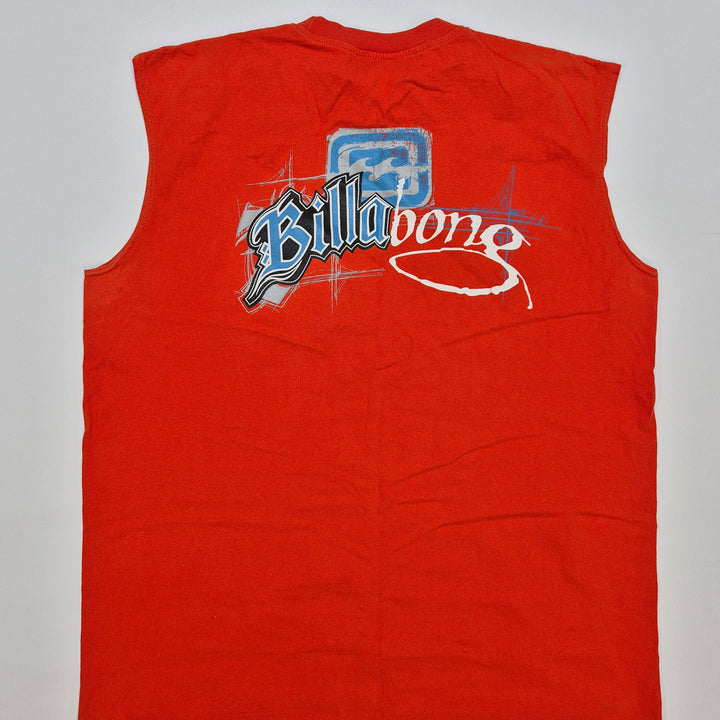 Billabong orange ärmlös T-shirt herr