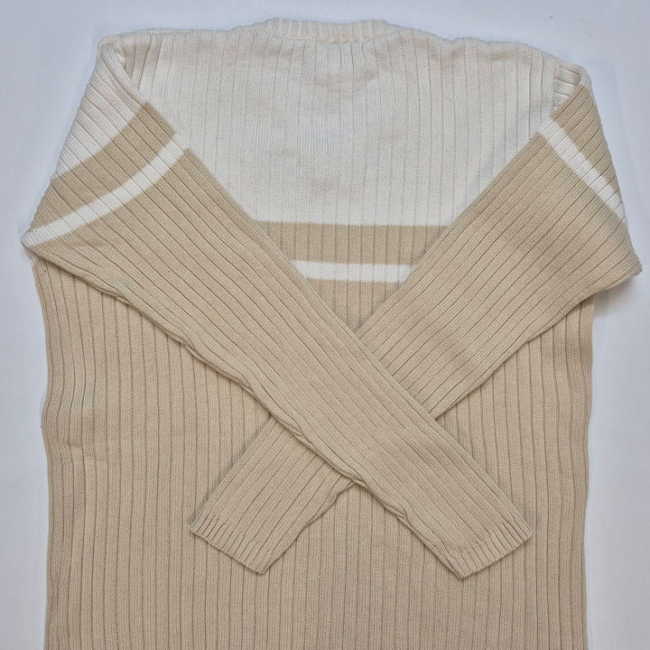Ralph Lauren Beige V-ringad Tröja Herr