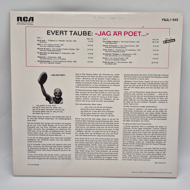 Evert Taube Jag är Poet Retro LP