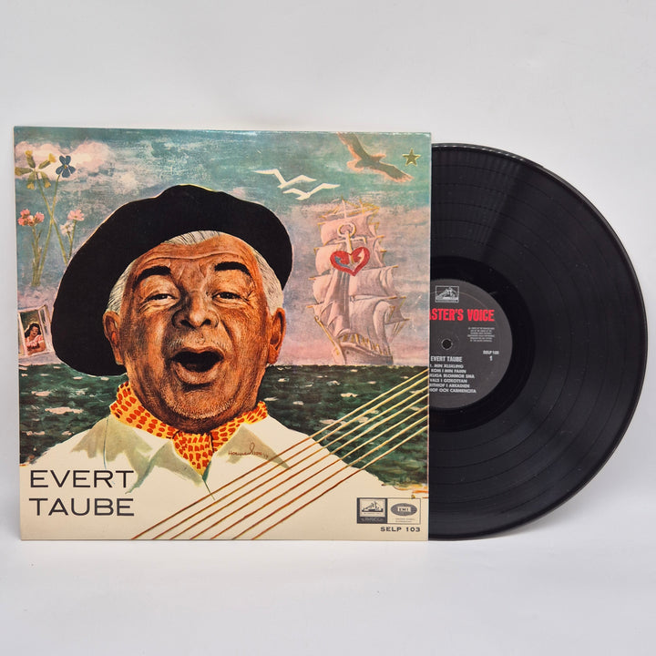 Evert Taube retro vinyl, 12 tum, 1950-tal
