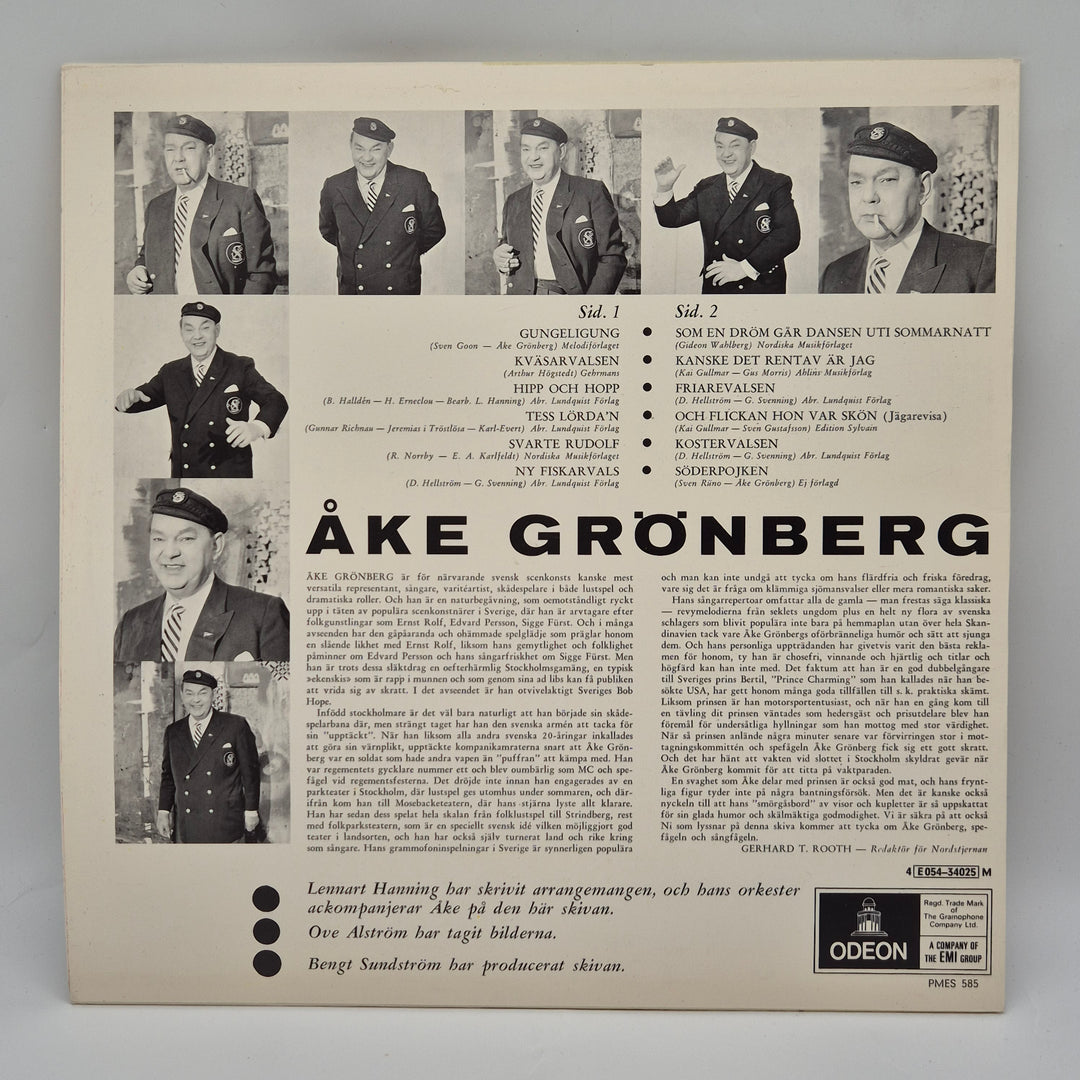 Åke Grönberg Retro Vinylskiva EMI-Odeon
