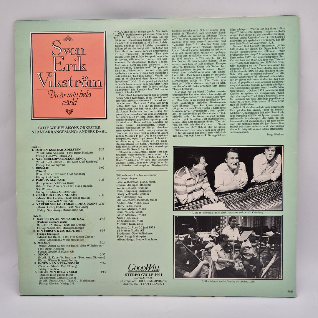 Sven-Erik Vikström vinylalbum retro vintage