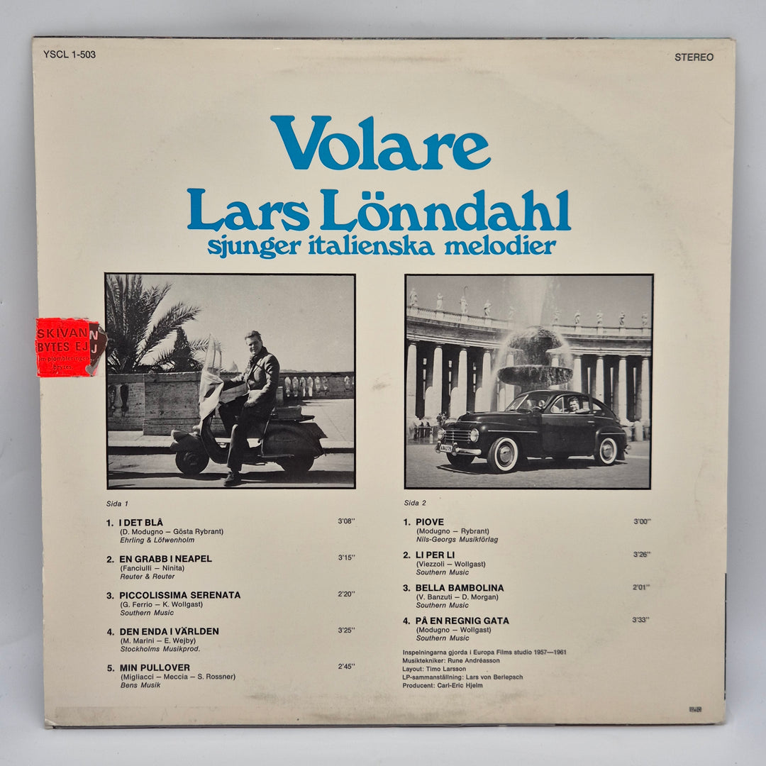 Lars Lönndahl Volare Retro Vinylalbum