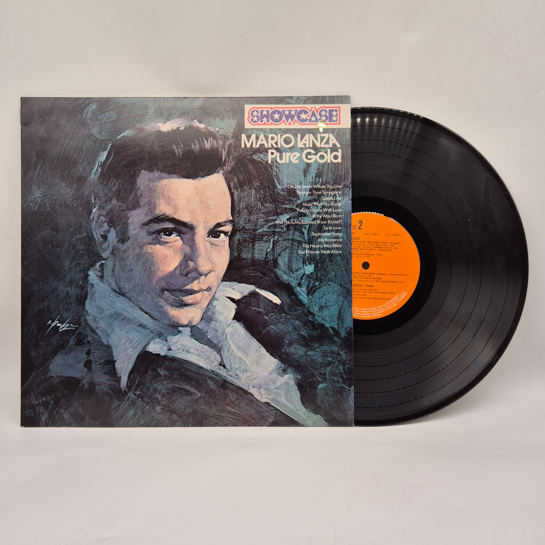 Retro Vinylskiva Mario Lanza Pure Gold