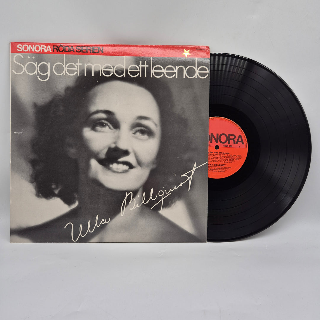 Retro vinylskiva Ulla Billquist Sonora