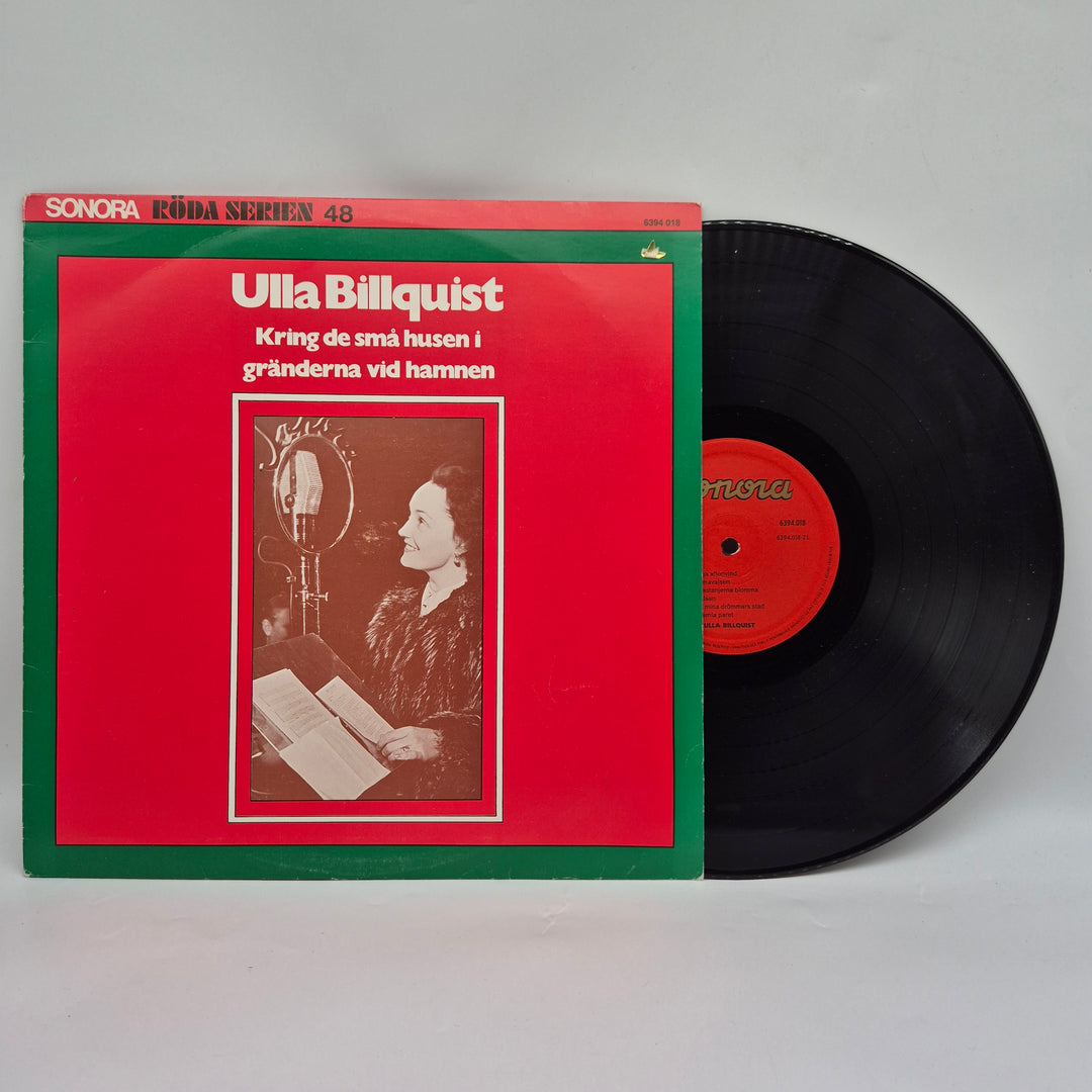 Retro Vinylskiva Ulla Billquist Sonora Klassisk