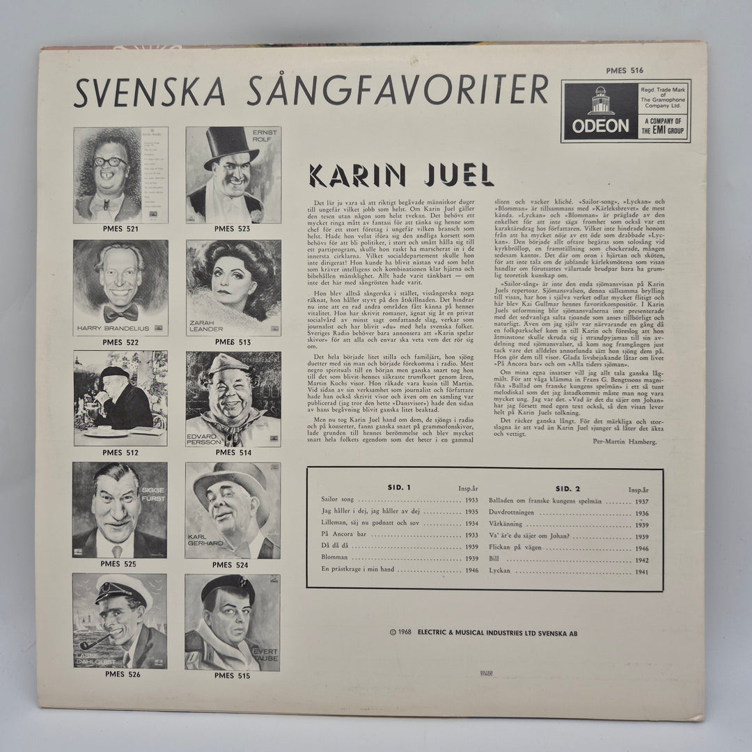 Karin Juel vinyl retro klassisk EMI Odeon