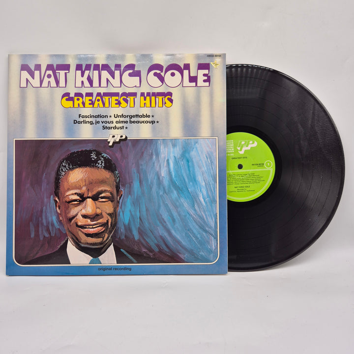 Nat King Cole Greatest Hits vinylskiva retro