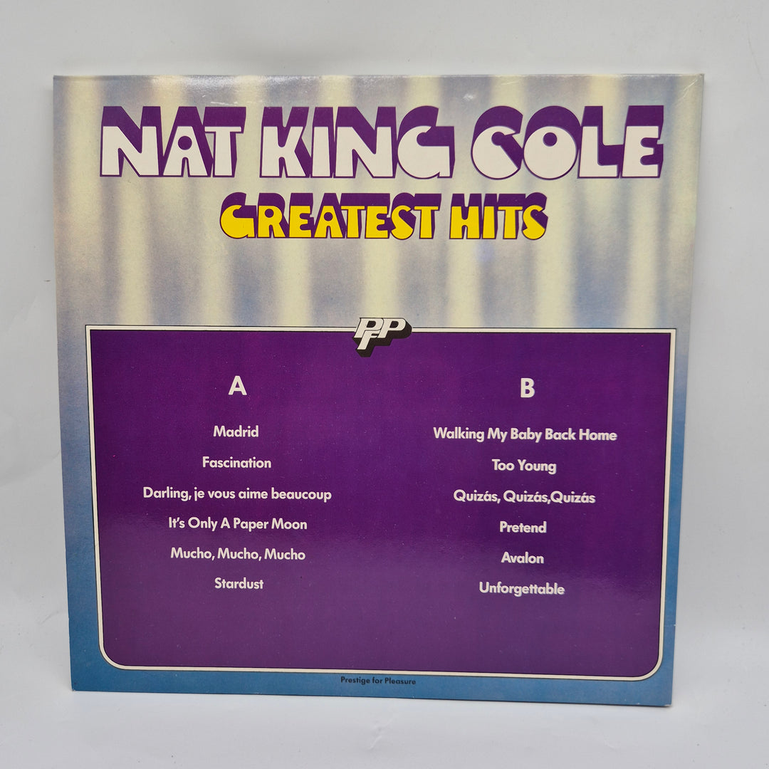 Nat King Cole Greatest Hits vinylskiva retro