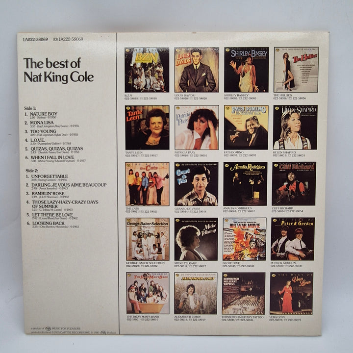 The Best of Nat King Cole vinyl retro