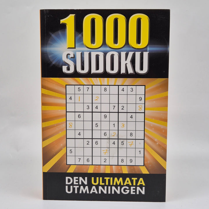 Bok med 1000 unika Sudoku-pussel