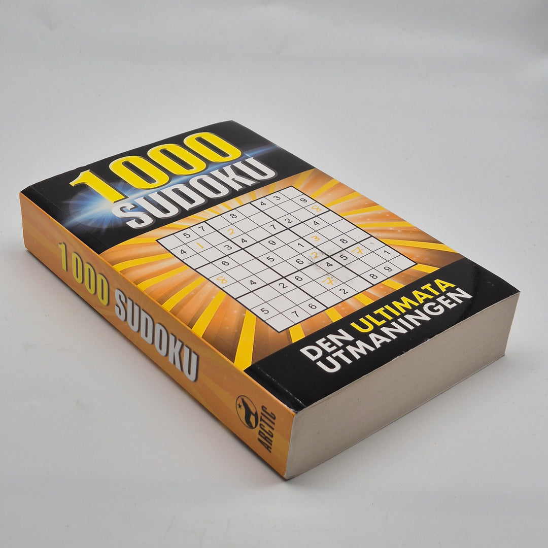 Bok med 1000 unika Sudoku-pussel