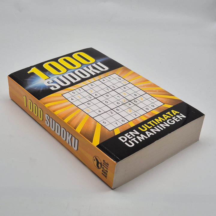 Bok med 1000 unika Sudoku-pussel