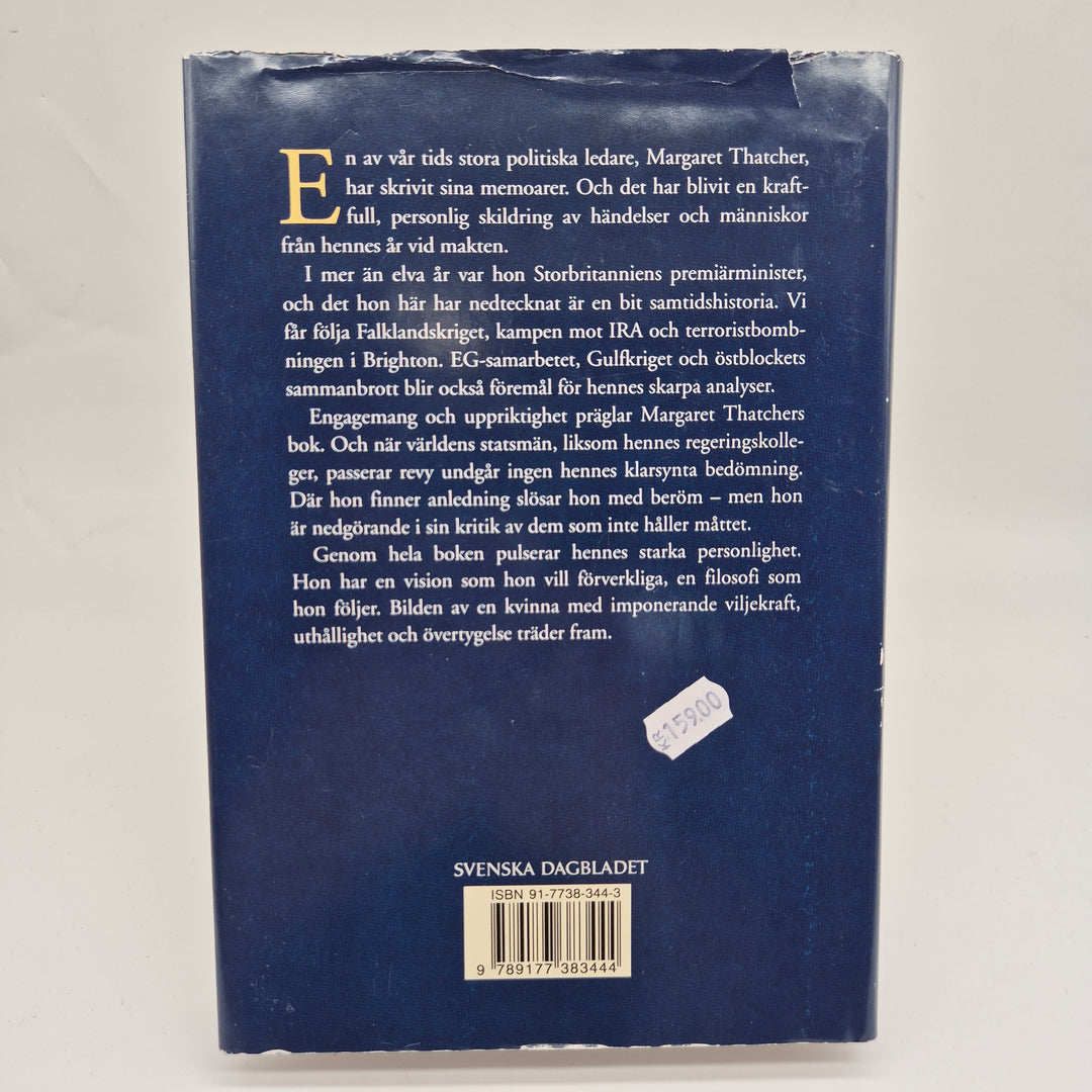 Margaret Thatcher biografi retro bok i gott skick