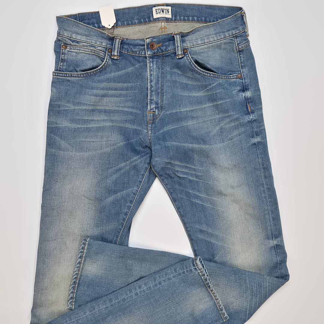 Edwin Slim Fit Jeans Blå Denim