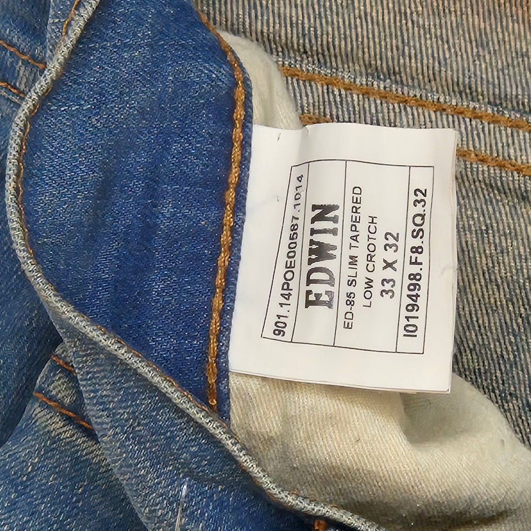 Edwin Slim Fit Jeans Blå Denim