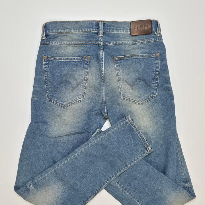 Edwin Slim Fit Jeans Blå Denim