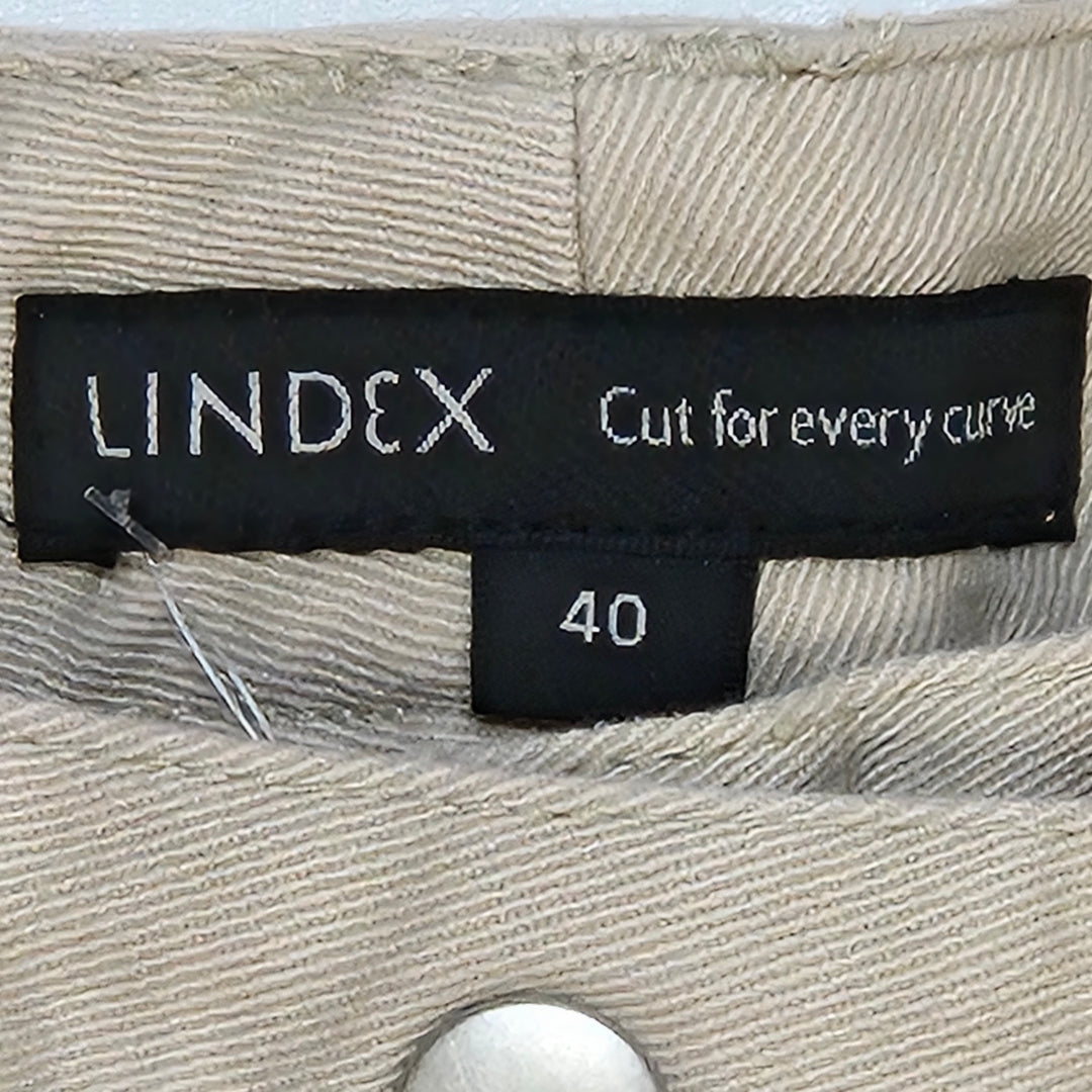 Elegant Beige Lindex Dambyxor Storlek 40