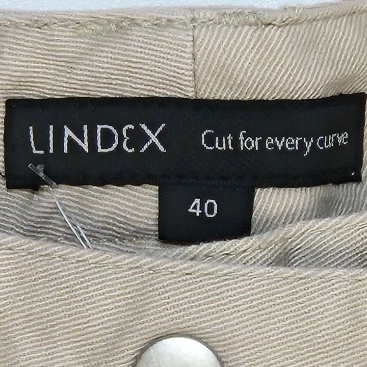 Elegant Beige Lindex Dambyxor Storlek 40