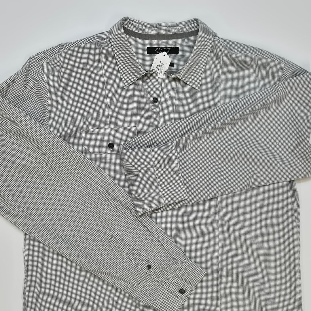 Slim Fit Herrskjorta från SMOG i Rutigt Mönster