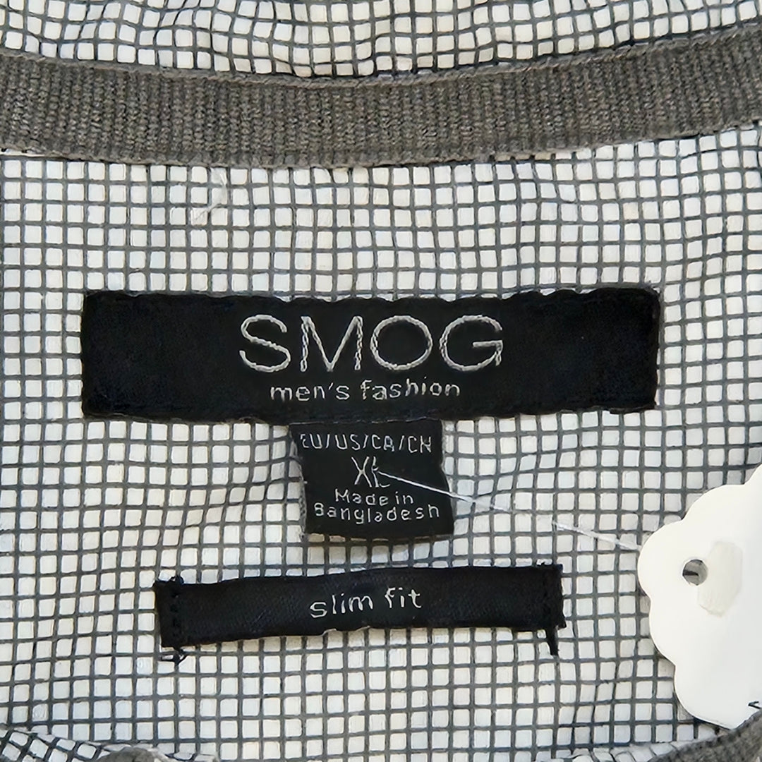 Slim Fit Herrskjorta från SMOG i Rutigt Mönster
