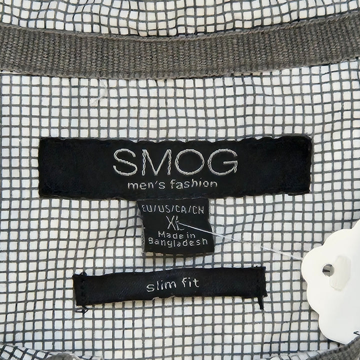 Slim Fit Herrskjorta från SMOG i Rutigt Mönster