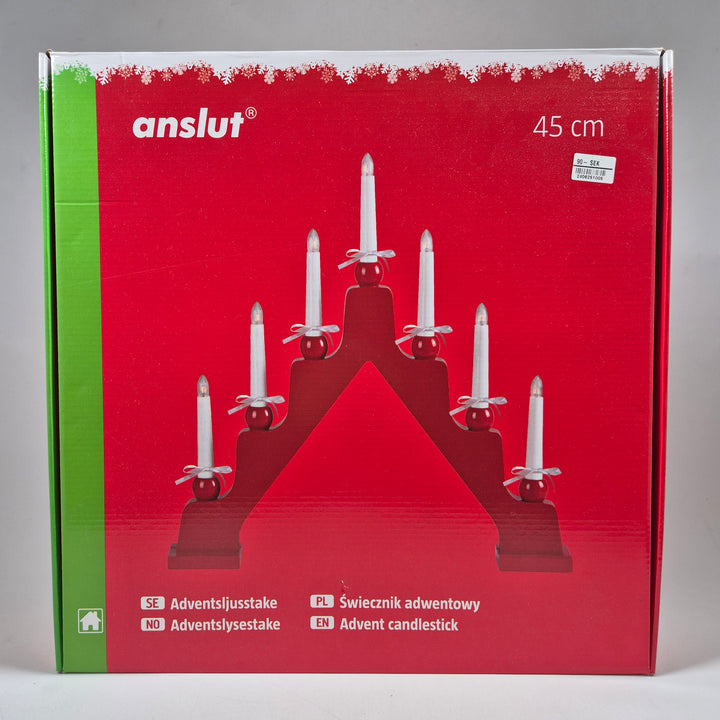 Elegant adventsljusstake från Anslut i trä