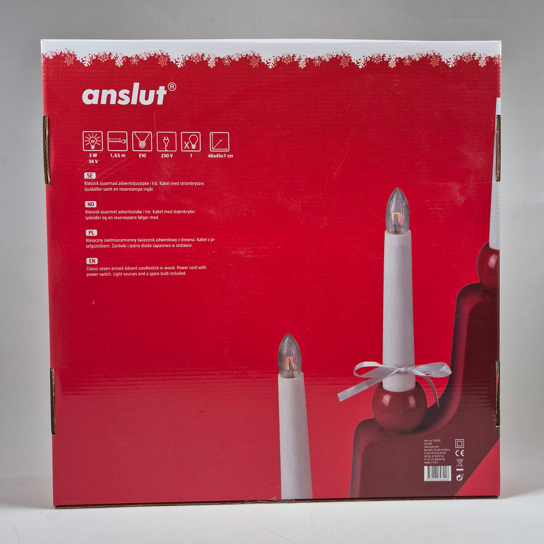 Elegant adventsljusstake från Anslut i trä