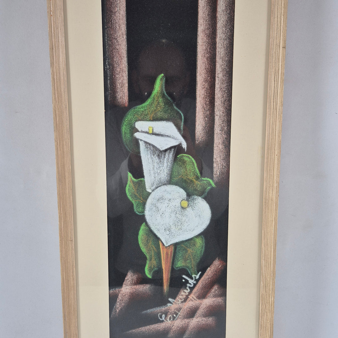Unik inramad tavla med surrealistiskt motiv