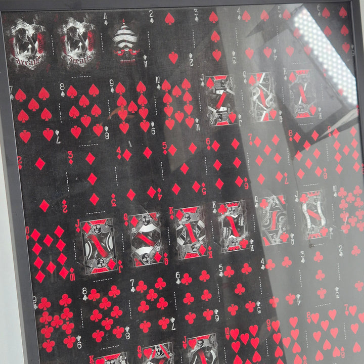 Unik stilfull inramad kortlek modern dekor